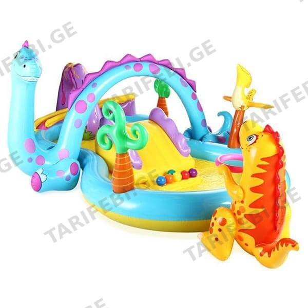 გასაბერი აუზი INTEX 57135 DINOLAND PLAY CENTER