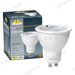 ნათურა LED Fumagalli GU10 CCT LED 3.5W 2700 4000K