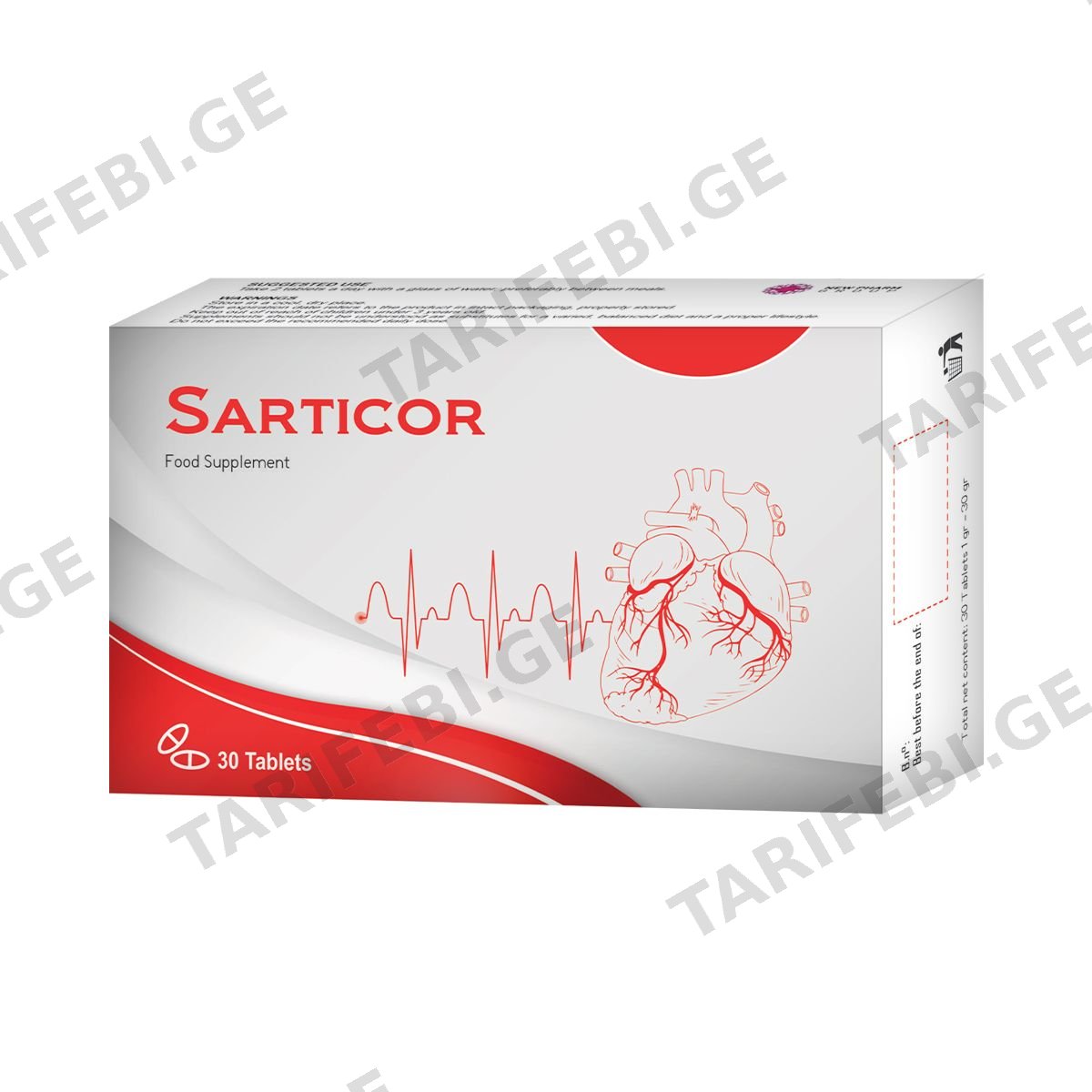 სარტიკორი - Sarticor 30 ტაბლეტი