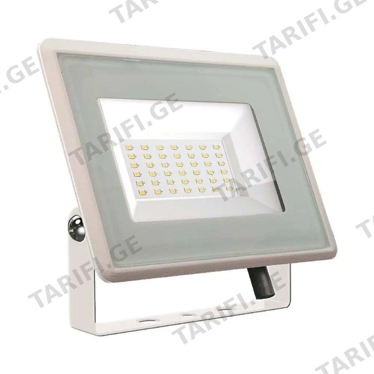 ლედ პროჟექტორი V-TAC 30W SMD F-სერია თეთრი ფერი 4000K 6747