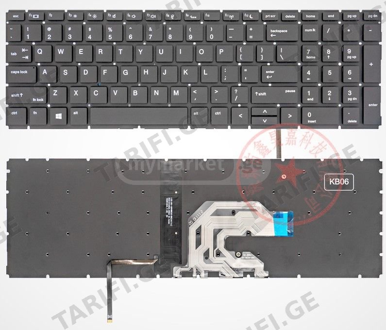 HP Probook 450 G6 450 g7 Keyboard