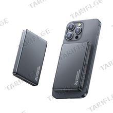 USAMS CD242 Wireles Power Bank 10000mAh პორტატული დამტენი