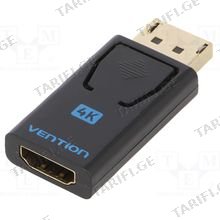 VENTION HBMB0 DisplayPort Male to HDMI Female Adapter Black (DP TO HDMI)