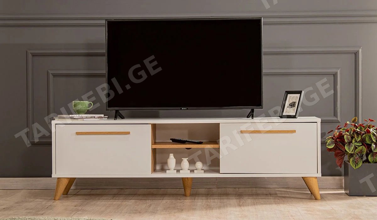 ტელევიზორის მაგიდა TV-WHITE