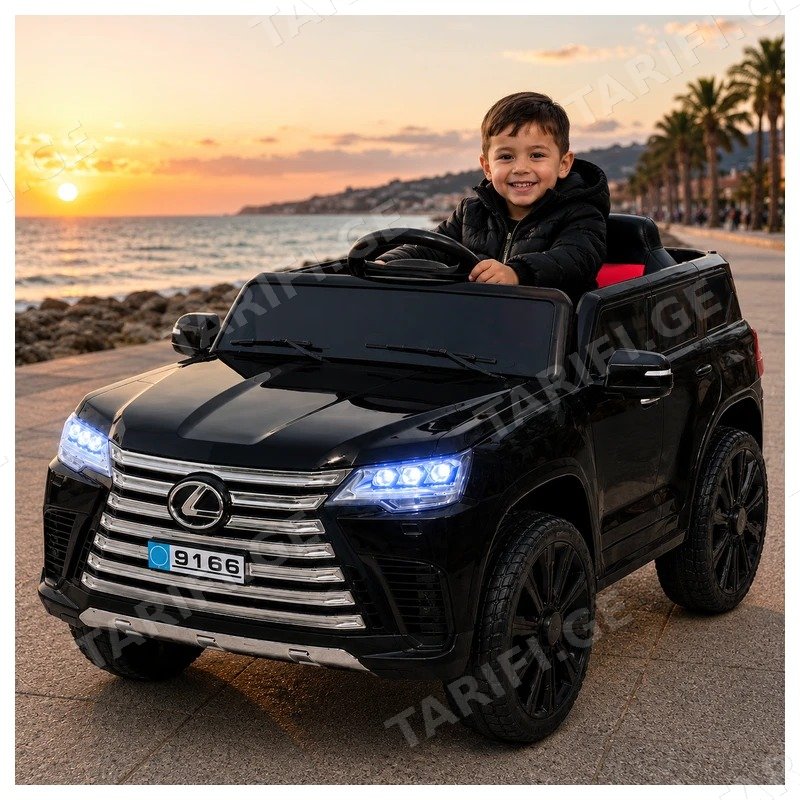 საბავშვო ელექტრო მანქანა LEXUS 9166-B 4X4, 4 ძრავით, 12V