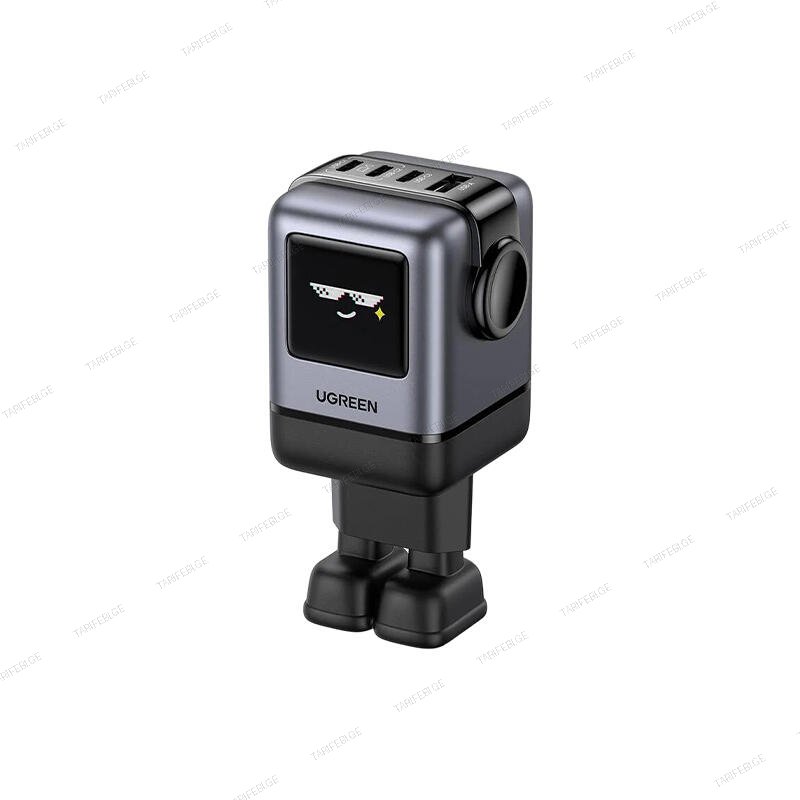 Ugreen Nexode Uno RobotGaN 100W Wall Charger 45515B Grey