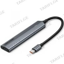 VENTION CKYHB USB-C to USB 3.2 Gen 2 Type-C*4/USB-C Mini 10G Hub USB ჰაბი