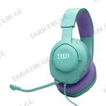 JBL Quantum 100M2 Cyan სადენიანი გეიმინგ ყურსასმენი