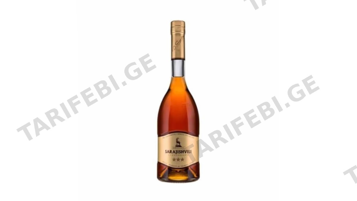 სარაჯიშვილი 3* ბრენდი 0.5ლ