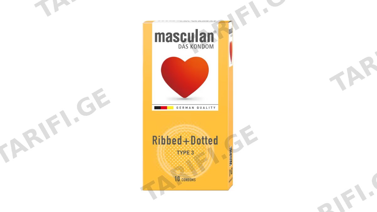პრეზერვატივი "MASCULAN 3" N10 *