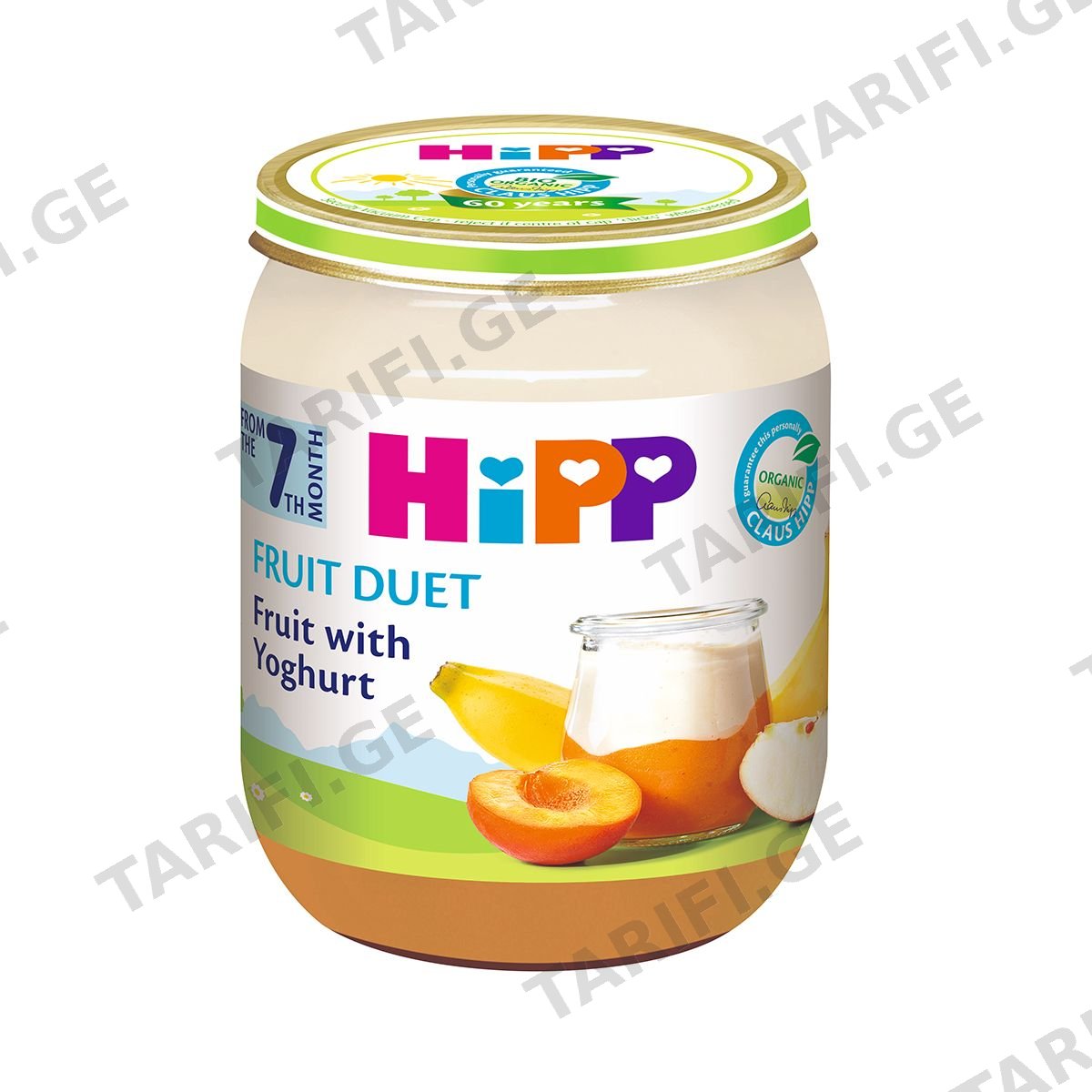 HIPP - ჰიპი დუეტი ხილით იოგურტი 5475-03