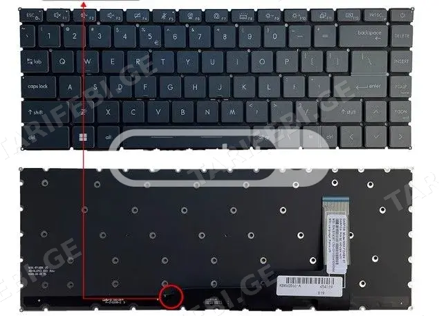 MSI GS66 GE66 MS-1541 GP66 MS-1542 keyboard კლავიატურა