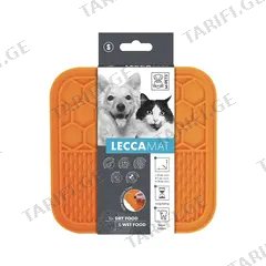 ძაღლის დაფა ნელი კვებისათვის M-Pets Lecca Mat ნარინჯისფერი