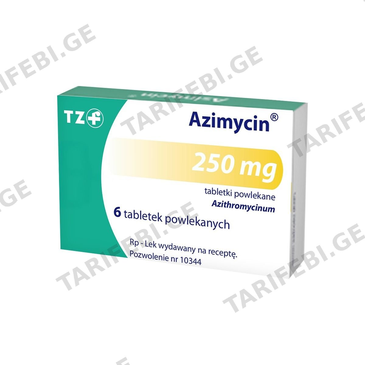 აზიმიცინი - Azimycin 250მგ 6 ტაბლეტი