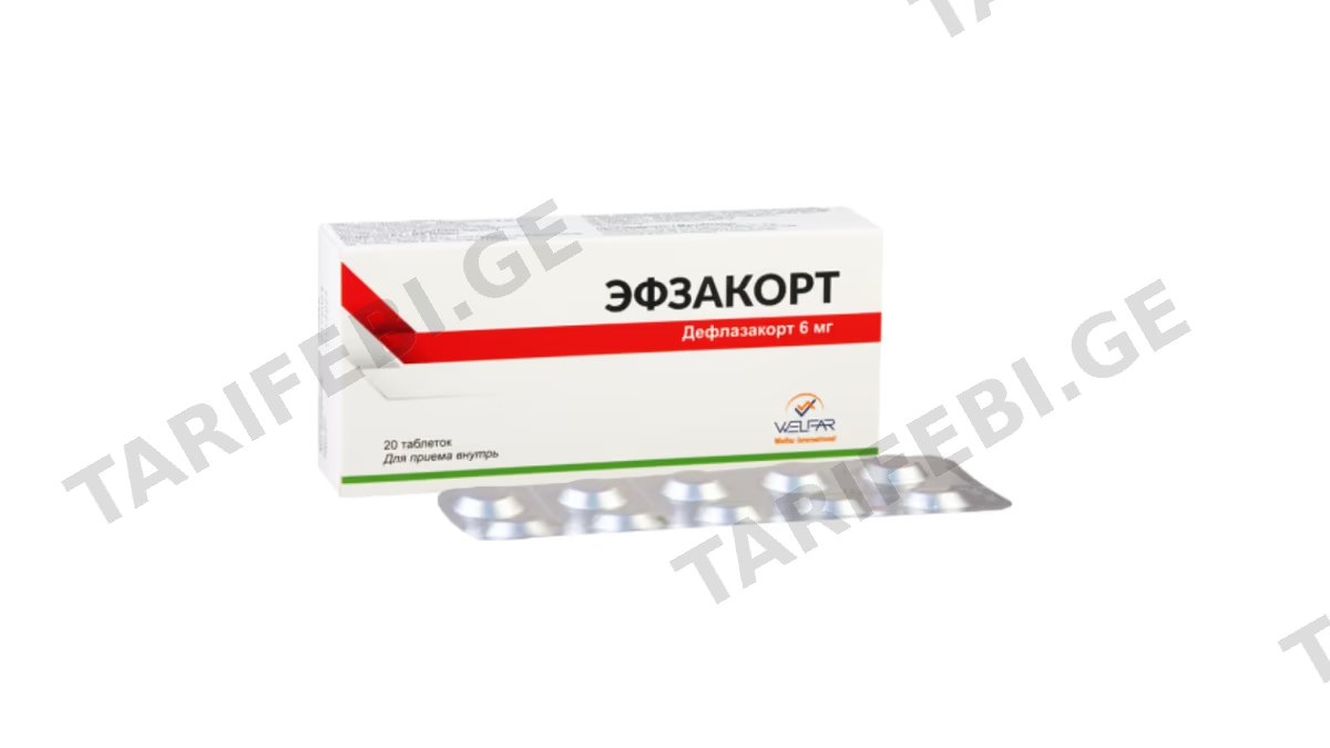 ეფზაკორტი ტაბ.6მგ.N20