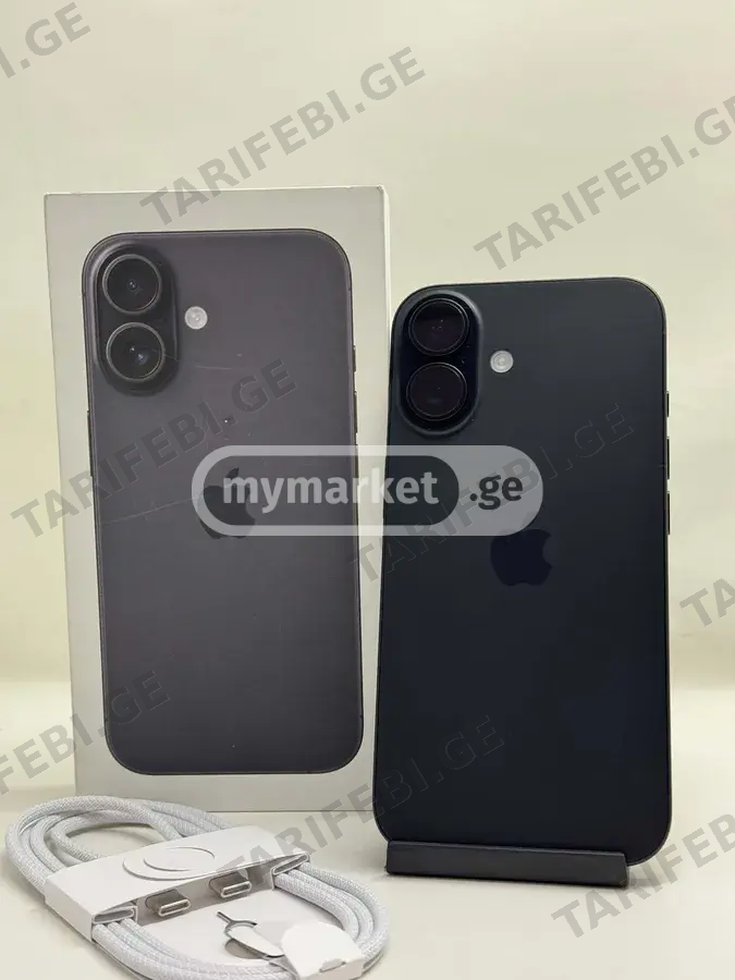 Apple iPhone 16 128GB-გარანტიით,განვადებით