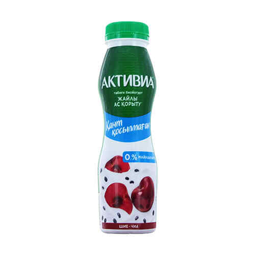 Drinking yogurt cherry chia / Activia / 260 g