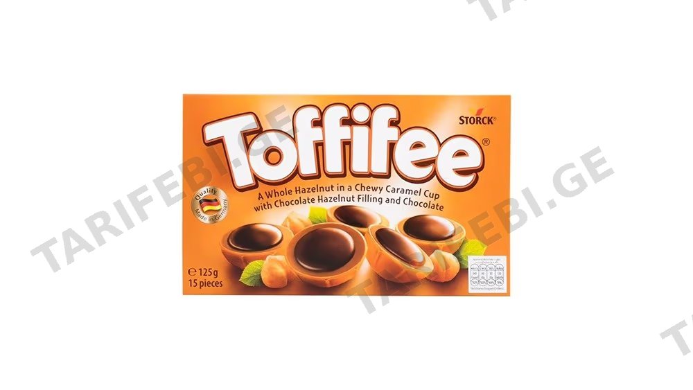 Toffifee კარამელი შოკოლადით 125გრ