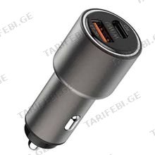 WiWU Car charger PC100 მანქანის დამტენი