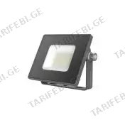 ლედ პროჟექტორი 10W IP65 6500K gauss შავი BASIC - 688100310