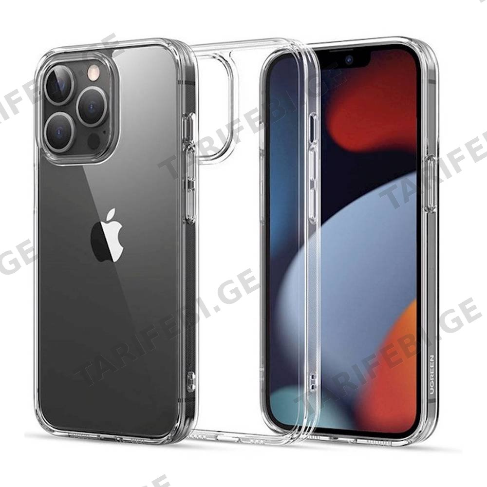 მობილურის ქეისი UGREEN LP533 (90179), Iphone 13 Pro, Cover, Transparent