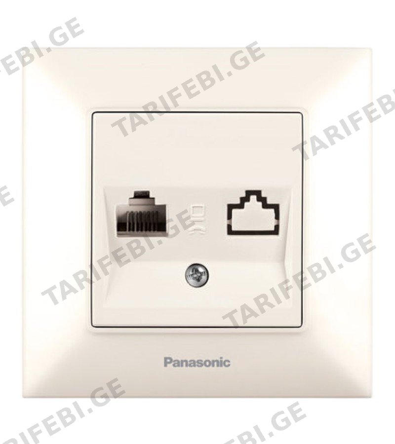 როზეტი PANASONIC ARKEDIA SLIM ტელეფონის კრემი