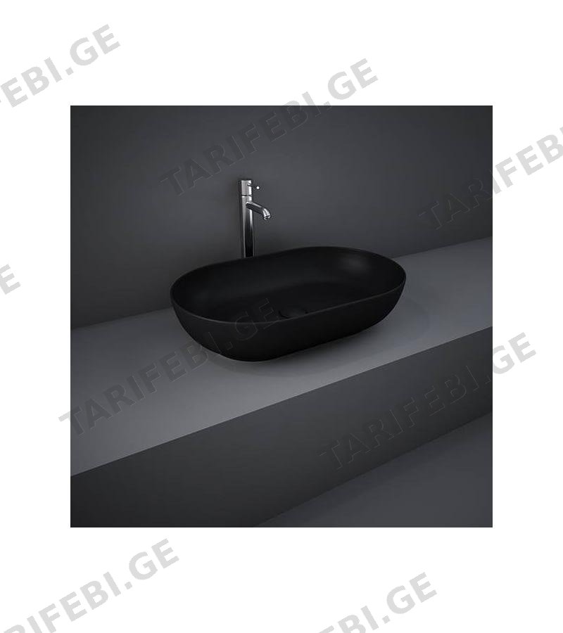 ხელსაბანი დასადგამი RAK-FEELING 55 სმ MATT BLACK FEECT5500504A RAK CERAMICS