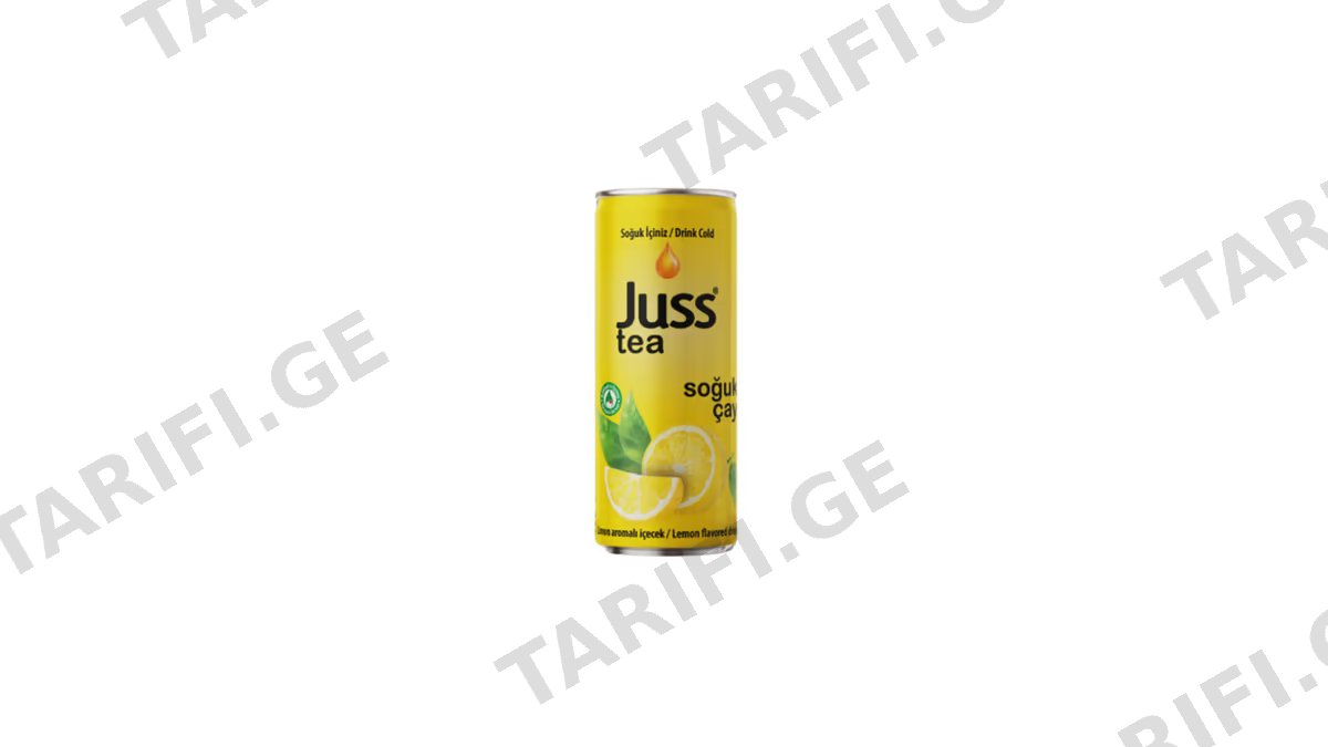 JUSS ცივი ჩაი ლიმონი 250მლ