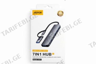 Aspor USB-A+USB-C INPUT 7 In 1