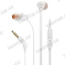 JBL Tune 110 White 3.5მმ ყურსასმენი