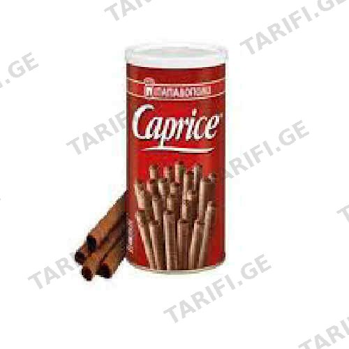 ვაფლის ხვეულა კლასიკი CAPRICE 115გრ