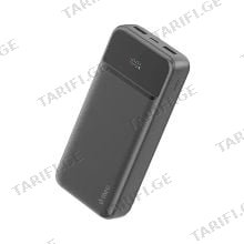 TTEC RECHARGER LCD 20000MAH PD 20W POWERBANK BLACK 2BB268S პორტატული დამტენი