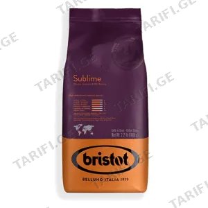 ყავის მარცვლები Bristot Sublime 100% Arabica 1kg