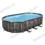 კარკასული აუზი (ოვალური) 6.10m x 3.66m x 1.22m PoolBestway