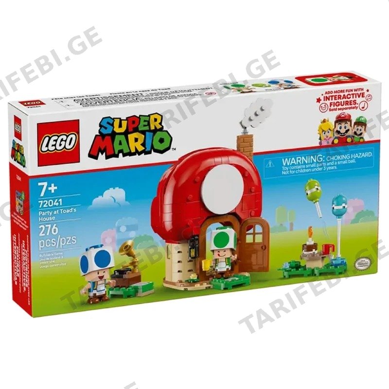 ასაწყობი კონსტრუქცია LEGO SUPER MARIO 72041 PARTY AT TOAD'S HOUSE