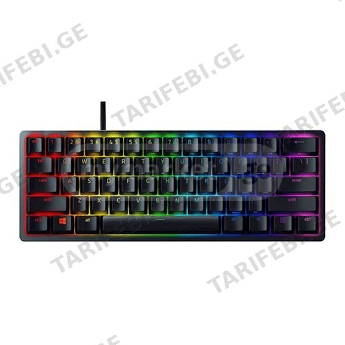 მექანიკური კლავიატურა - Razer Huntsman Mini Purple Switch US
