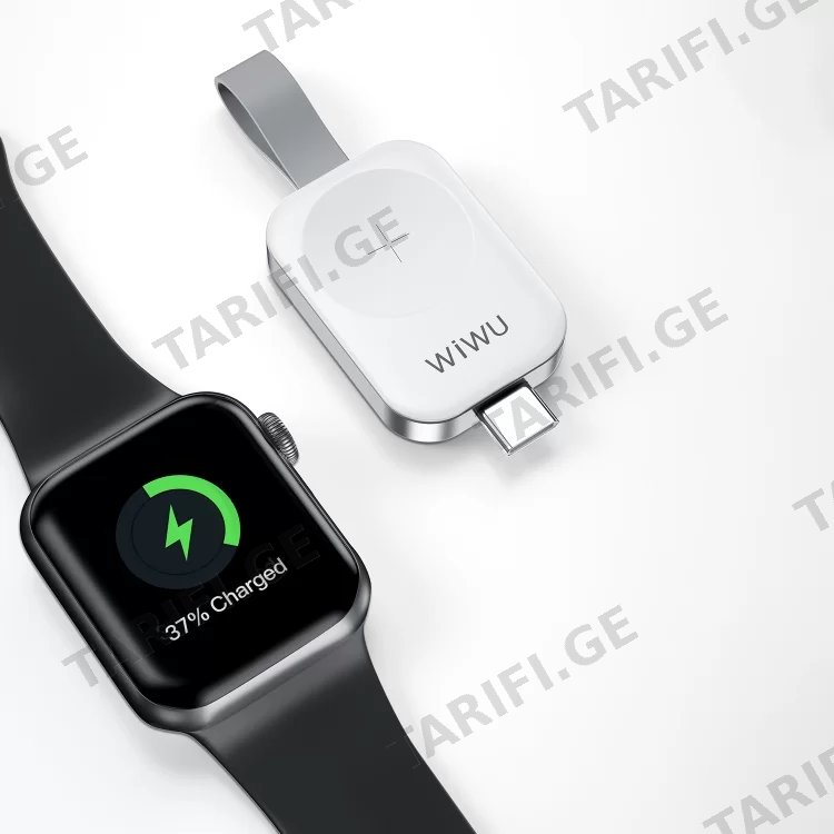 სმარტ საათის დამტენი WIWU M16 Pro Watch Magsafe Magnetic Wireless Charger for Apple Watch(White)