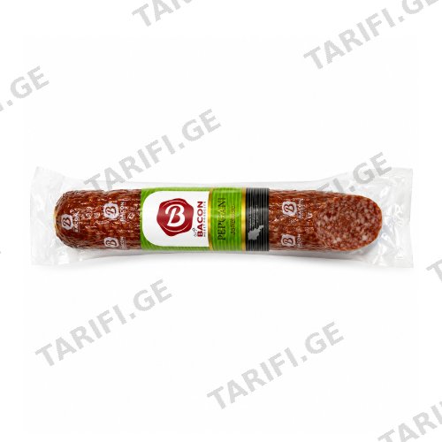ძეხვი ნედლად შებოლილი პიკანტური /BACON/ 200გრ