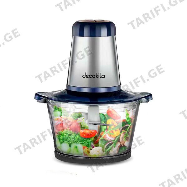 ჩოფერი უჟანგავი მეტალის 2L- 300W (KEMG011B) Decakila