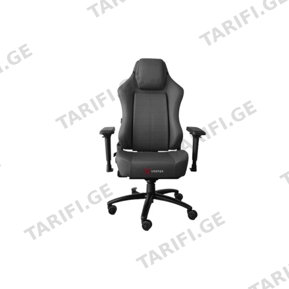 გეიმერული სავარძელი Vertex Imperion Gaming Chair Black Leather