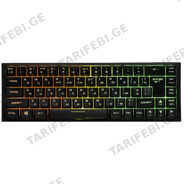 GAMING კლავიატურა 2E 2E-KG360UBK KG360