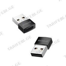 Proove Adapter OTG Extension USB to Type-C black კონექტორი