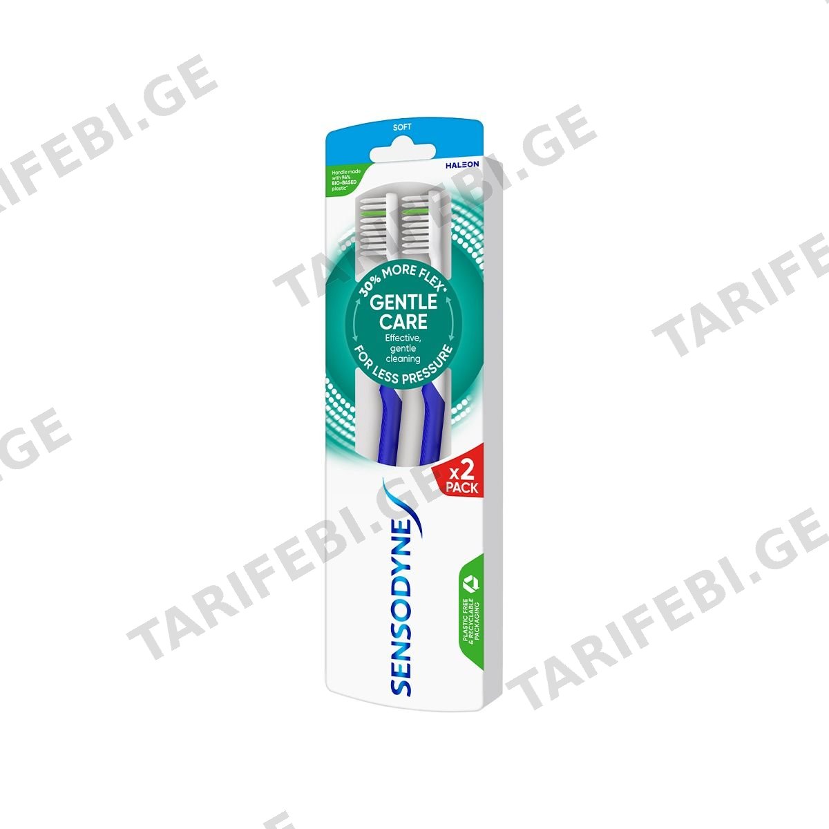 კბილის ჯაგრისი Gentlecare რბილი 2 ცალი სენსოდინი - Sensodyne