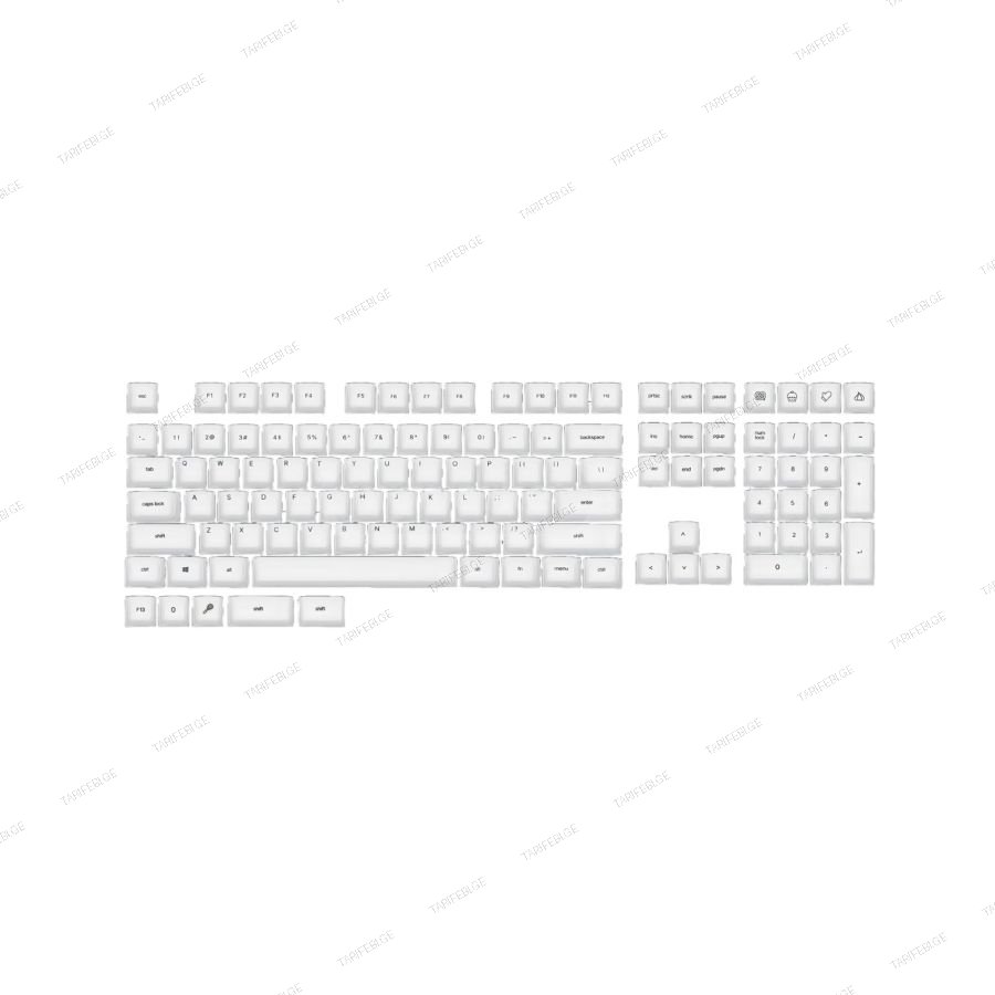 Epomaker AegisSil Silicone Keycap Set (White)