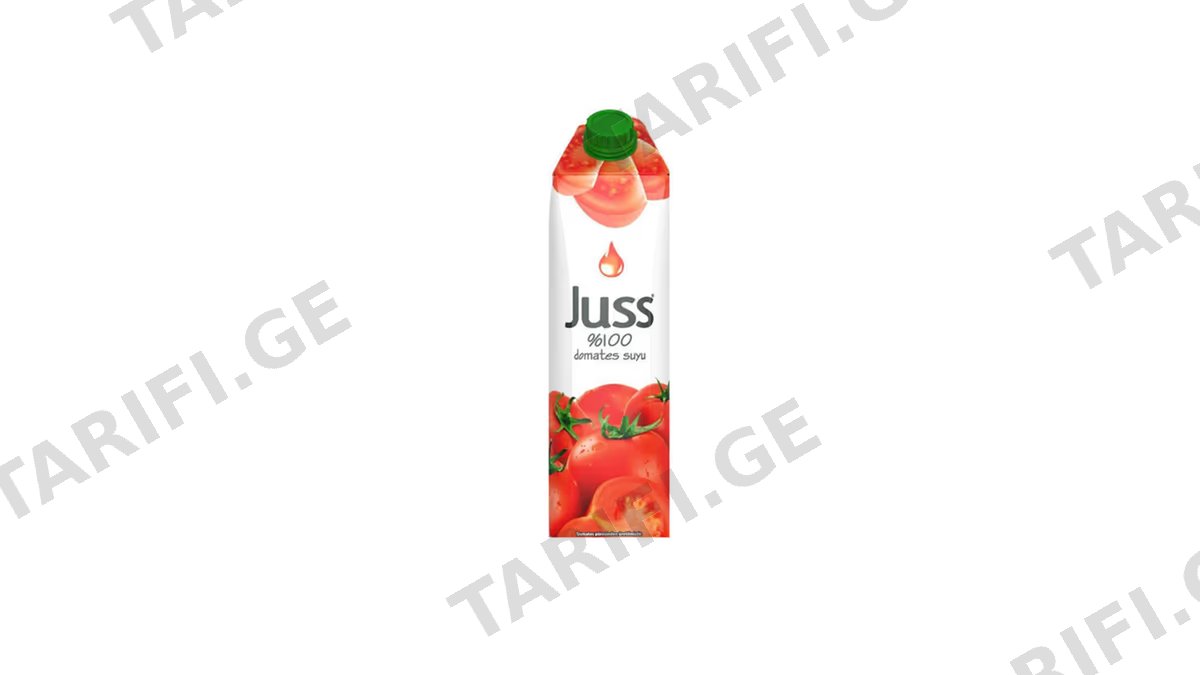 JUSS პომიდვრის წვენი 100% 1ლ