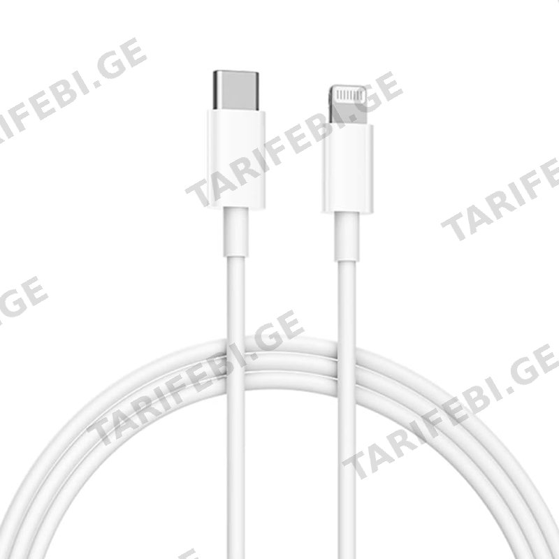 კაბელი XIAOMI MI TYPE-C TO LIGHTNING CABLE (1 M) WHITE