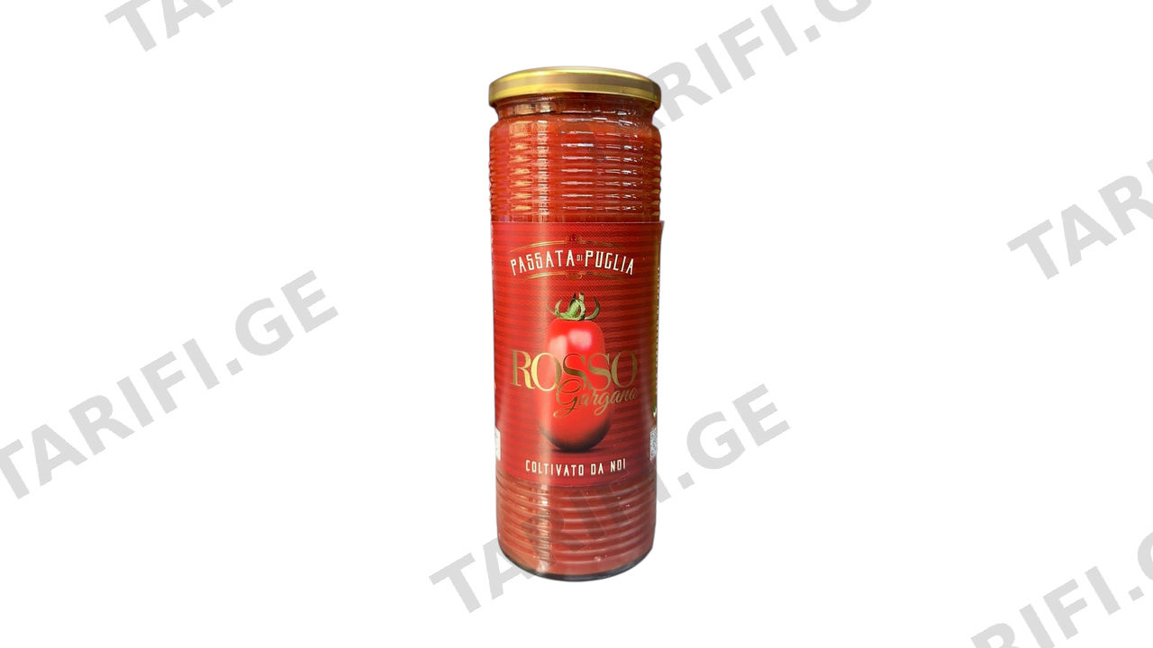 Rosso Gargano Passata - პომიდვრის პიურე კლასიკური 690გრ