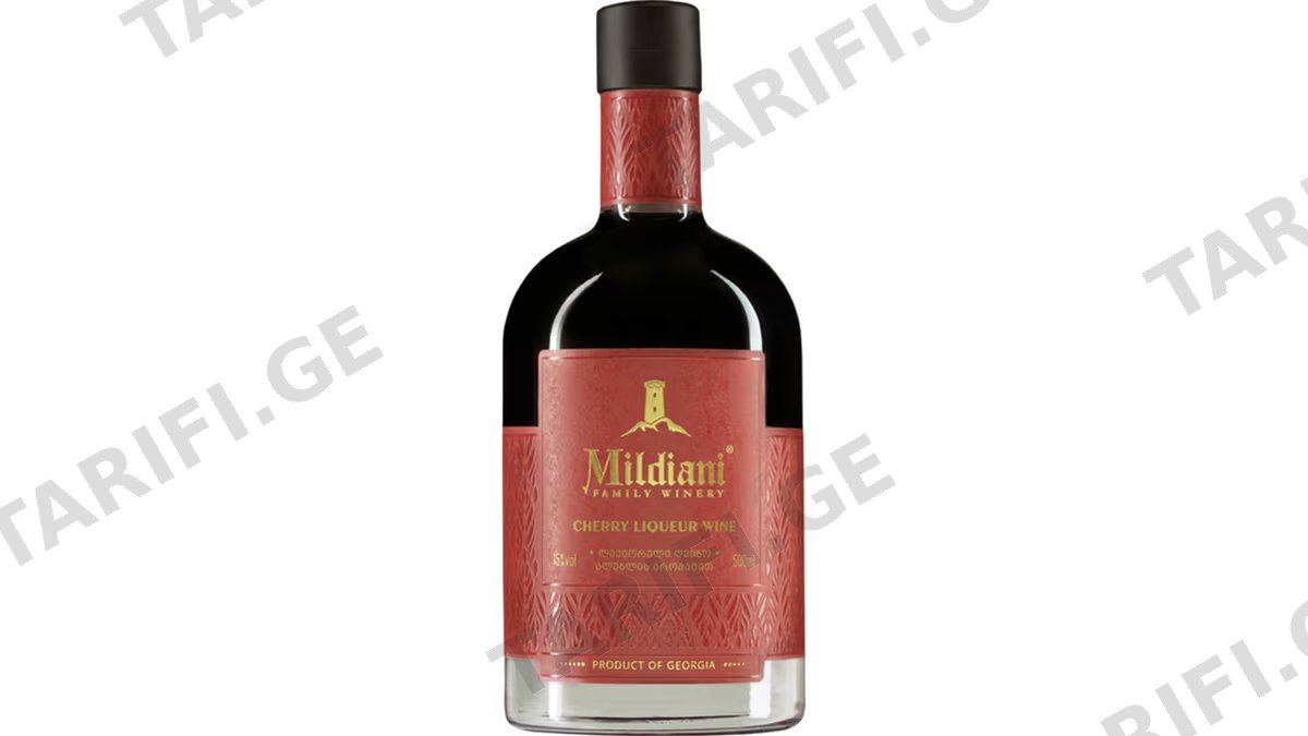 მილდიანი ალუბლის ლიქიორი - 0.5L