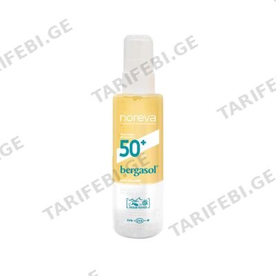ნორევა-Bergasol მზისგან დამცავი ორფაზიანი სპრეი SPF50 150მლ