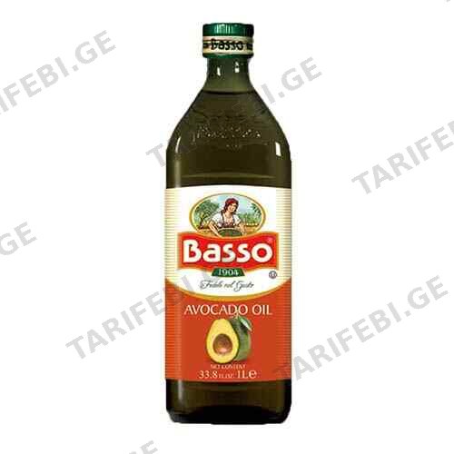 ავოკადოს ზეთი /Basso/ 1000მლ